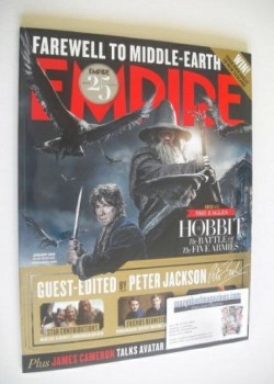 Empire magazine - Farewell To Middle Earth cover (January 2015)