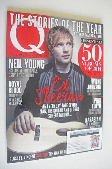Q magazine - Ed Sheeran cover (January 2015)