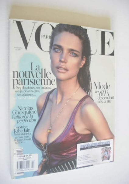 French Paris Vogue magazine - September 2014 - Natalia Vodianova cover