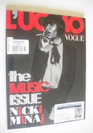 L'Uomo Vogue magazine - October 2014 - Nicki Minaj cover