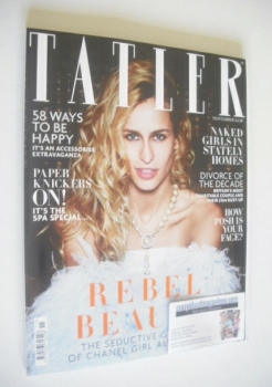 Tatler magazine - November 2014 - Alice Dellal cover 