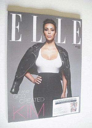 British Elle magazine - January 2015 - Kim Kardashian cover (Subscriber's Edition)