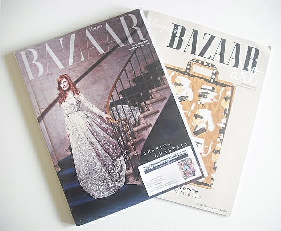 Harper's Bazaar magazine - November 2014 - Jessica Chastain cover (Subscriber's Issue)