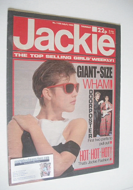 <!--1985-07-06-->Jackie magazine - 6 July 1985 (Issue 1122)