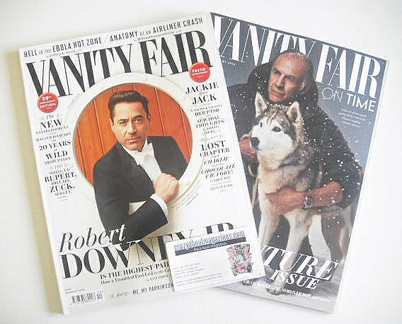 Vanity Fair magazine - Robert Downey Jr cover (October 2014)