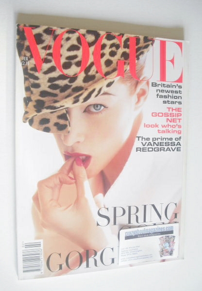 British Vogue magazine - February 1995