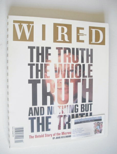 <!--2000-11-->Wired magazine - The Truth cover (November 2000)