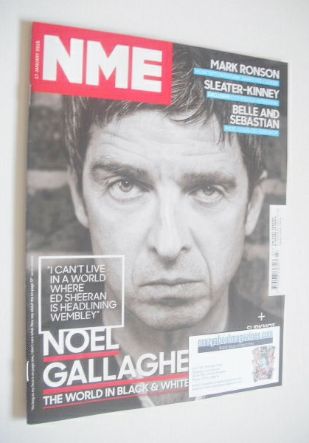 NME magazine - Noel Gallagher cover (17 January 2015)