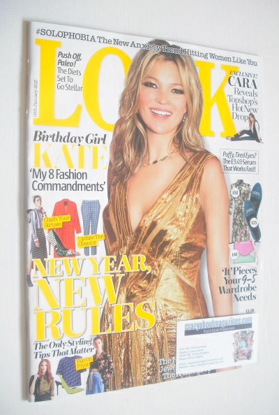 Look magazine - 12 January 2015 - Kate Moss cover