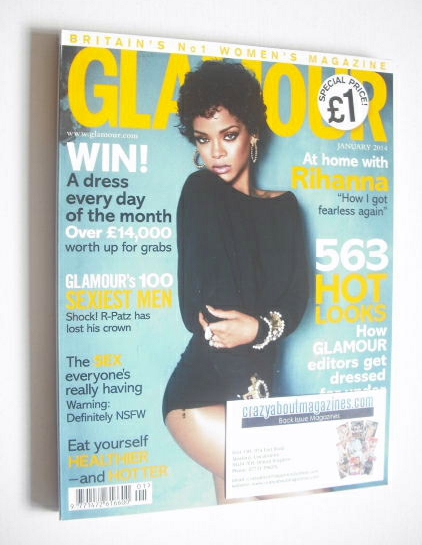 <!--2014-01-->Glamour magazine - Rihanna cover (January 2014)