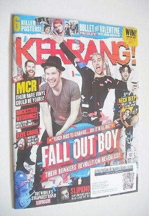 Kerrang magazine - Fall Out Boy cover (24 January 2015 - Issue 1552)