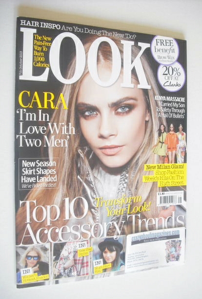 <!--2013-10-07-->Look magazine - 7 October 2013 - Cara Delevingne cover