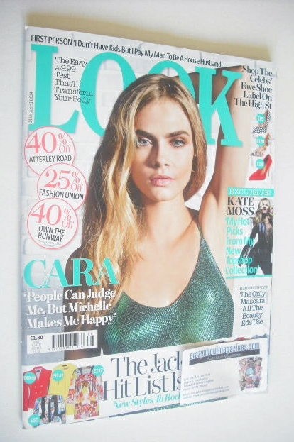 <!--2014-04-14-->Look magazine - 14 April 2014 - Cara Delevingne cover