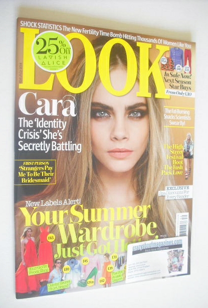 Look magazine - 21 July 2014 - Cara Delevingne cover