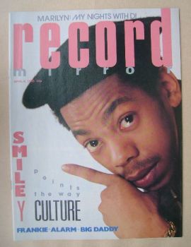 Record Mirror magazine - Smiley Culture cover (6 April 1985)