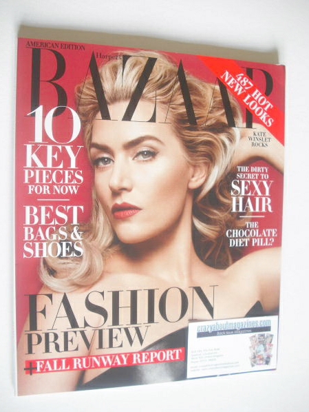 Harper's Bazaar magazine - June/July 2014 - Kate Winslet cover