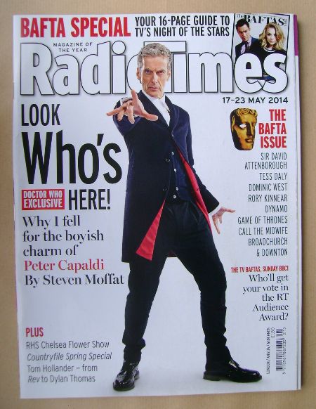 Radio Times magazine - Peter Capaldi cover (17-23 May 2014)