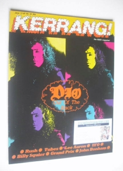 Kerrang magazine - Dio cover (17-30 June 1983 - Issue 44)