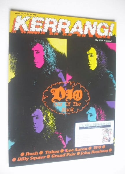 <!--1983-06-17-->Kerrang magazine - Dio cover (17-30 June 1983 - Issue 44)