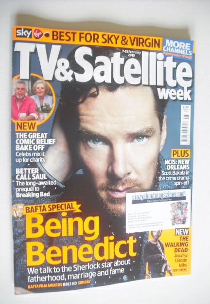 TV & Satellite Week magazine - Benedict Cumberbatch cover (7-13 February 2015)