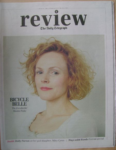 The Daily Telegraph Review newspaper supplement - 14 June 2014 - Maxine Peake cover