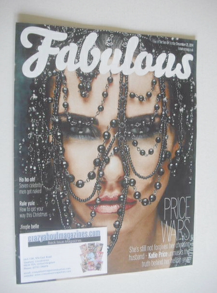 Fabulous magazine - Katie Price cover (21 December 2014)