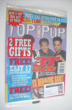 Top Of The Pops magazine - 3T cover (June 1996)