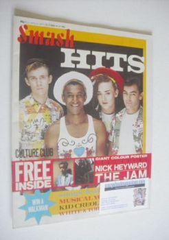 Smash Hits magazine - Culture Club cover (14-27 October 1982)