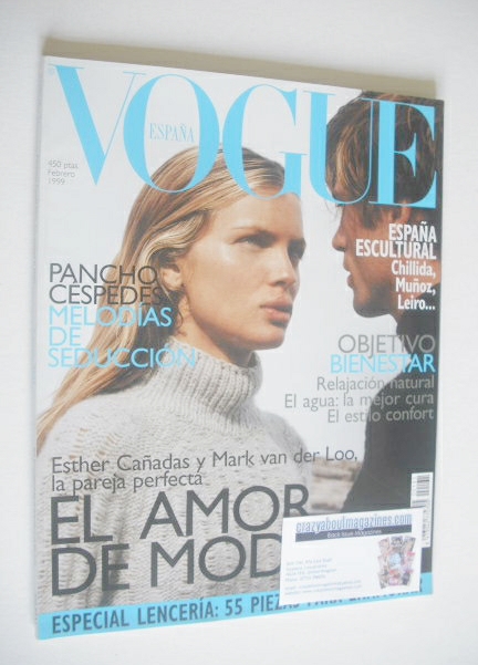 <!--1999-02-->Vogue Espana magazine - February 1999 - Esther Canadas and Ma