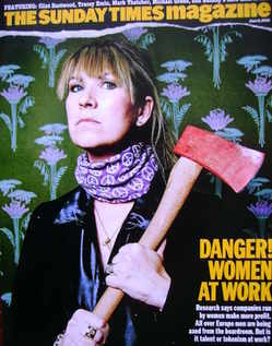 The Sunday Times magazine - Danger! Women At Work cover (8 June 2008)