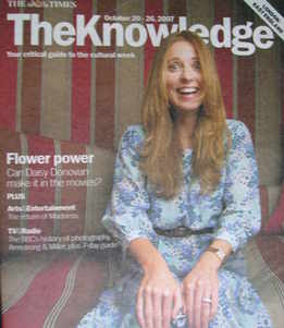 The Knowledge magazine - 20-26 October 2007 - Daisy Donovan cover