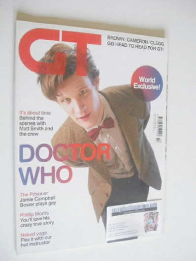 Gay Times magazine - Matt Smith cover (April 2010)