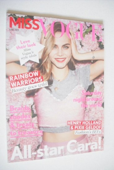 British Vogue magazine - June 2013 - Kate Moss cover