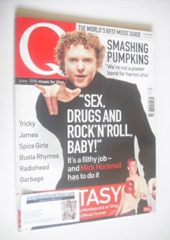 Q magazine - Mick Hucknall cover (June 1998)
