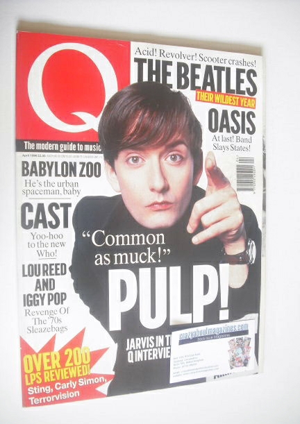 Q magazine - Jarvis Cocker cover (April 1996)