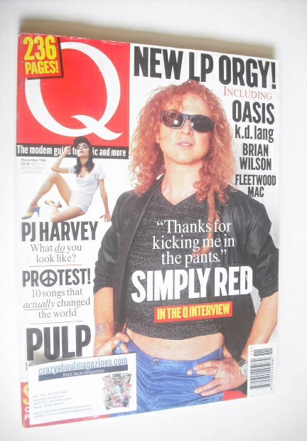 <!--1995-11-->Q magazine - Mick Hucknall cover (November 1995)