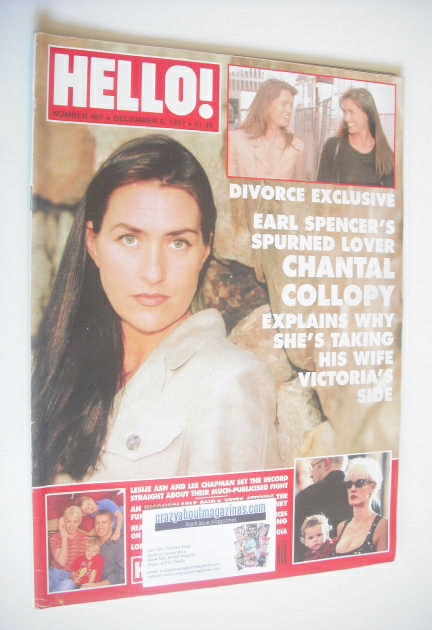 Hello! magazine - Chantal Collopy cover (6 December 1997 - Issue 487)
