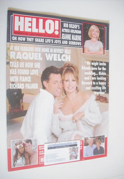 Hello! magazine - Raquel Welch cover (26 September 1998 - Issue 528)