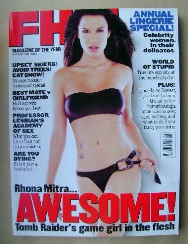 FHM magazine - Rhona Mitra cover (November 1997)