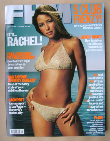 FHM magazine - Rachel Stevens cover (January 2001)
