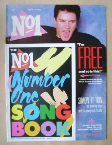 No 1 Magazine - Simon Le Bon cover (14 September 1985)