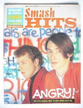 Smash Hits magazine - The Style Council cover (22 May - 4 June 1985)