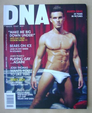<!--0158-->DNA magazine - Gaz from Geordie Shore cover (March 2013 - Issue 