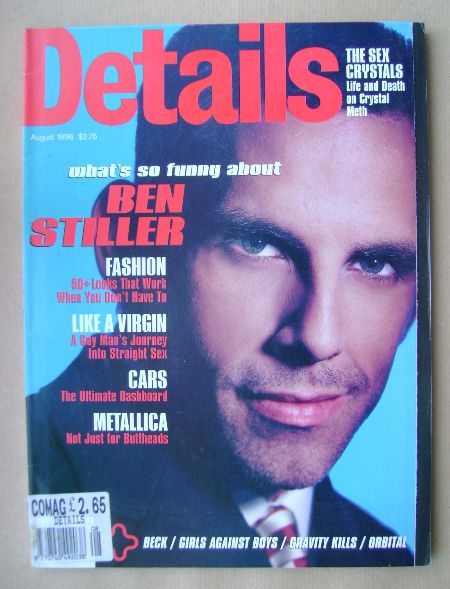 <!--1996-08-->Details magazine - August 1996 - Ben Stiller cover