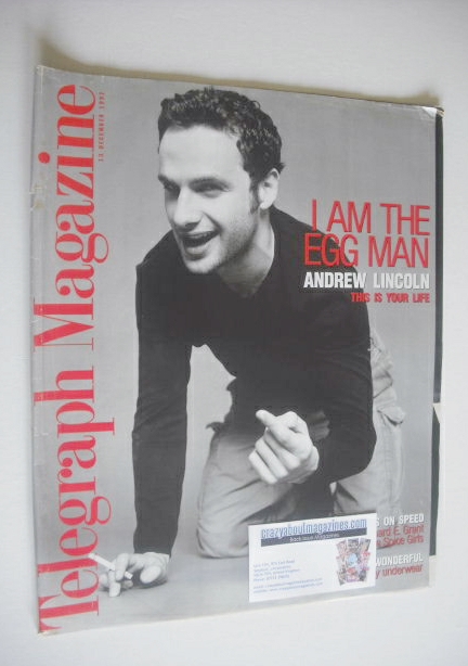 Telegraph magazine - Andrew Lincoln cover (13 December 1997)