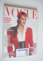 <!--1987-08-->British Vogue magazine - August 1987 - Yasmin Le Bon cover