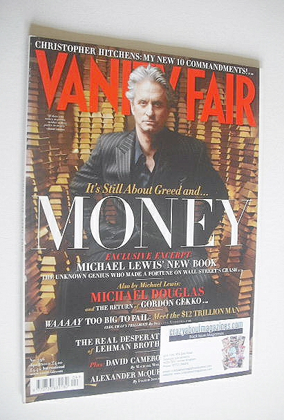 Vanity Fair magazine - Michael Douglas cover (April 2010)
