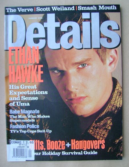 <!--1998-01-->Details magazine - January 1998 - Ethan Hawke cover