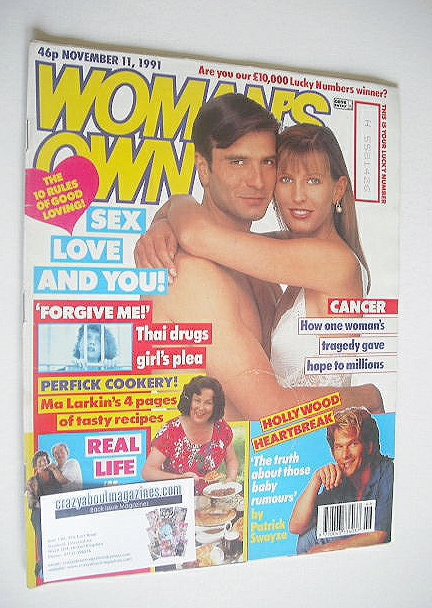<!--1991-11-11-->Woman's Own magazine - 11 November 1991
