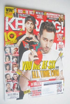 Kerrang magazine - You Me At Six & All Time Low cover (14 February 2015 - Issue 1555)